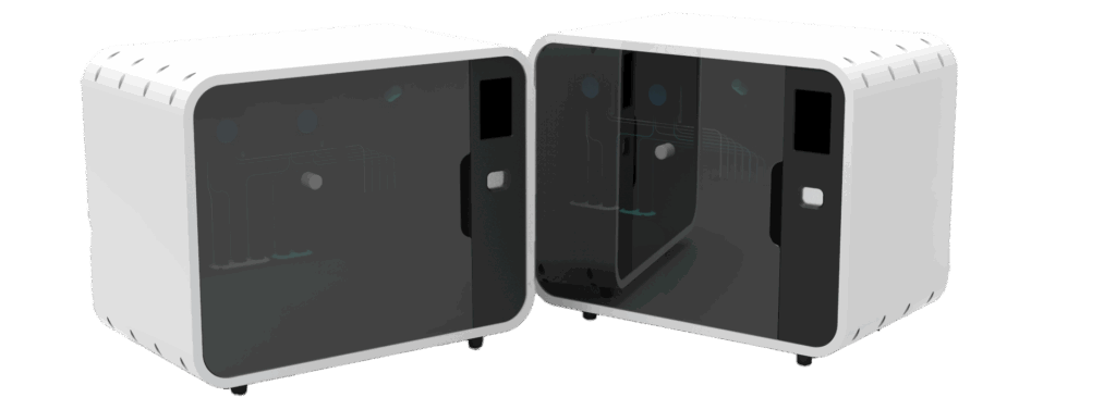 EzerSonic® SoniEV™ Gen1 Isolators front view, two units side by side.